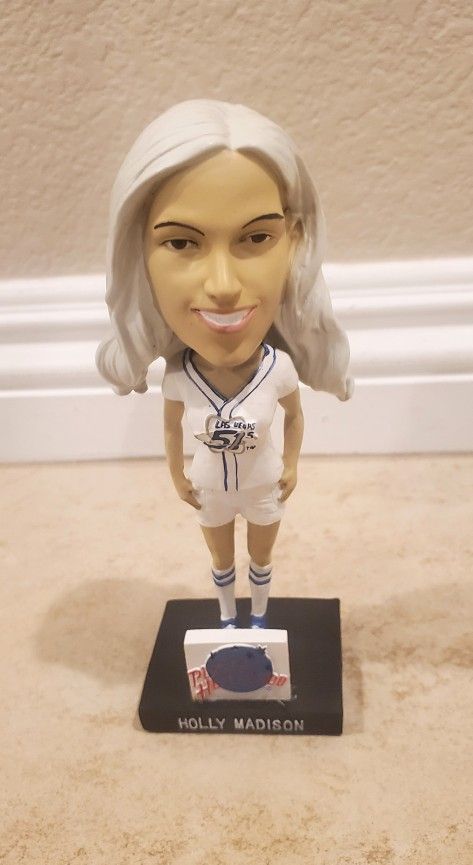 Holly Madison Signed Bobblehead Las Vegas 51's SGA Playboy Playmate First Pitch