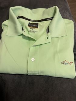 Greg Norman, Short Sleeve Lime, Green Extra Large Golf Shirt