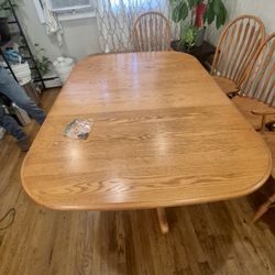 Solid Oak Dining Set