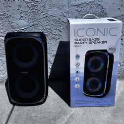 ICONIC Speaker With LED Lights and MIC