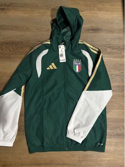 Adidas Italia green and white jacket