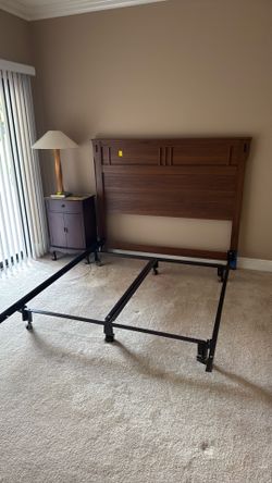 Bed frame and headboard