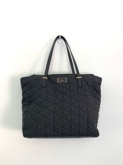 Kate Spade Wilson Road Black Quilted Talya Tote Shoulder Bag