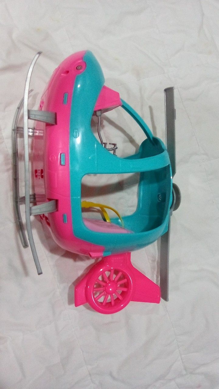 Barbie Helicopter Blue Turqoise