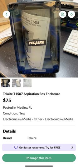Telaite T1507 Aspiration Box Enclosure