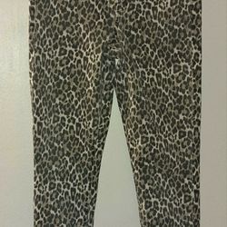 American Eagle Jeans Size 8 Leopard Print 