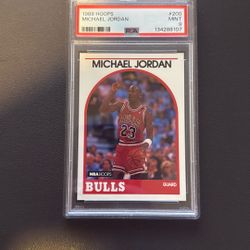 1989 Hoops, Michael Jordan PSA 9