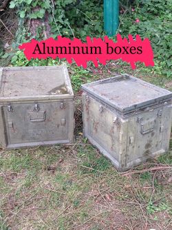aluminum Army Boxes