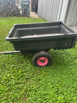 Rubbermaid dump cart