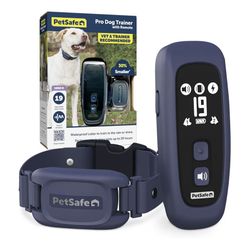 PetSafe Pro Dog Trainer with Remote – Waterproof Training Collar – 1000 ft Range – Tone, Vibration and 19 Levels – Sleek Remote Training Collar