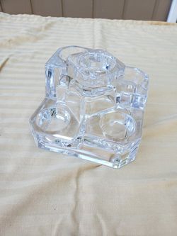 Partylite Crystal Castle Tealight Holder