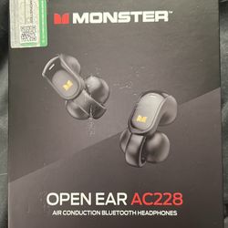 Monster open here AC 228 air conduction, Bluetooth headphones