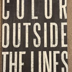 Color Outside The Lines Art