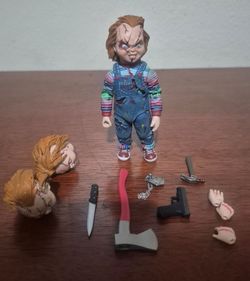 NECA Bride of Chucky Ultimate Damaged Chucky Action Figure