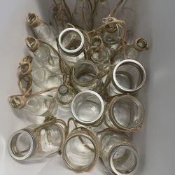 Mason And Glass Bottle Jars