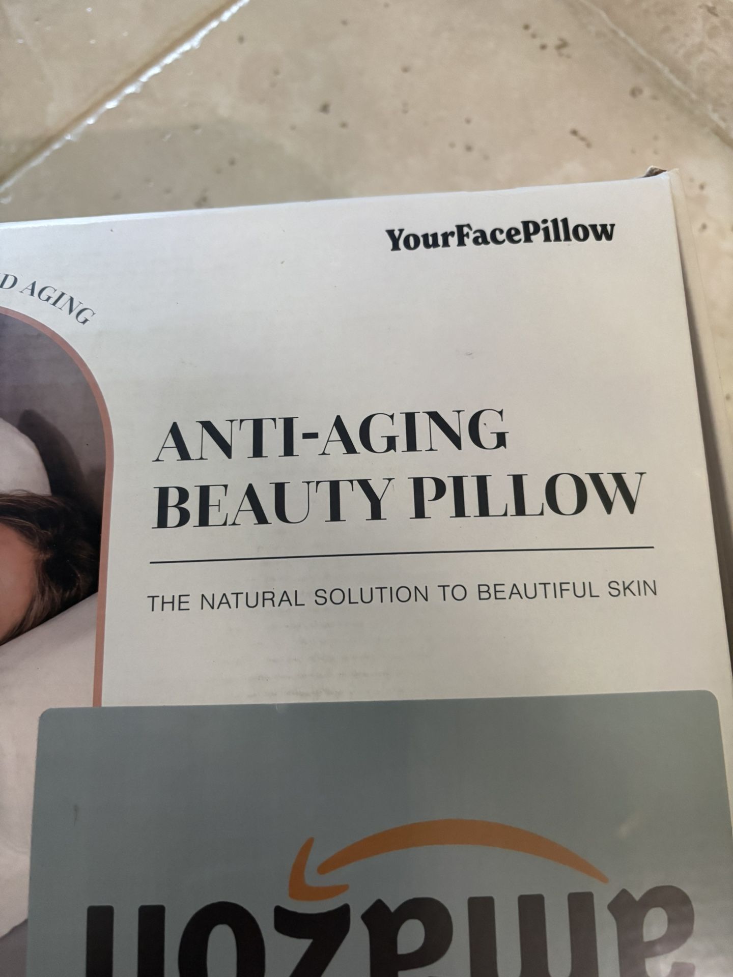 New anti aging Pillow by YourFacePillow. Contour cervical neck memory foam pillow for neck, back & shoulder support.