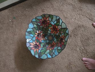 Vintage Stained Glass for Lamp