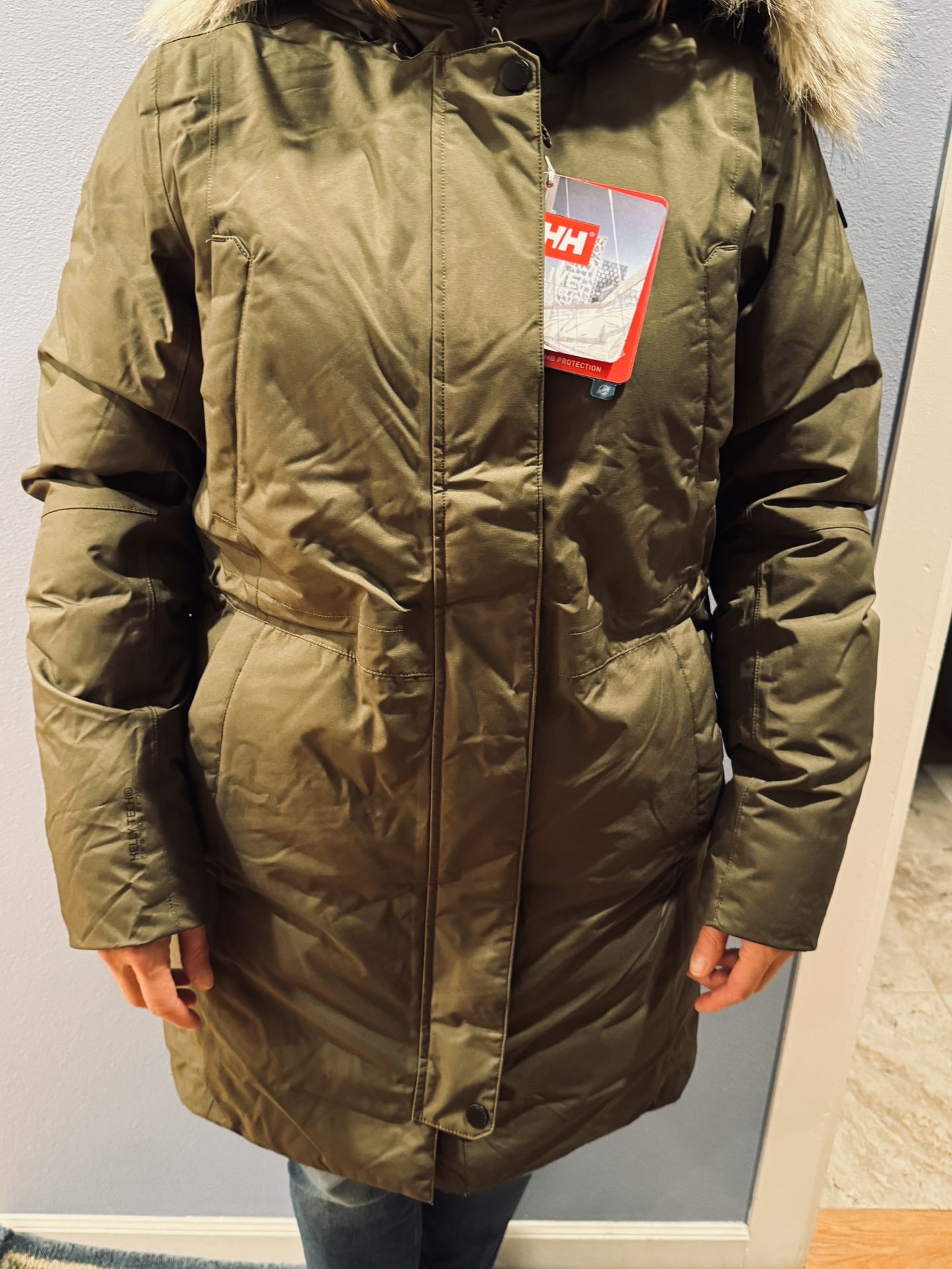 Womans Parka Helly Hansen Size L New