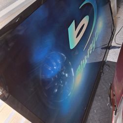 85 Inch Sharp Tv W Remote N Roku,  Can Deliver For Xtra $20