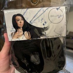 Synthetic Ponytail Wrap 160 Grams Black 