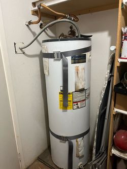 Broken water heater