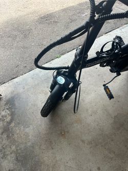 Black rideon foldable bike