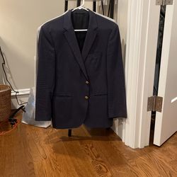 Hugo Boss Navy Blazer w/ Gold Buttons