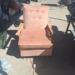 Vintage Sliding Chair 1960s And Antique Smurf