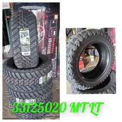 33-1250-20 33/1250/20 New Tire Set Atturo MT LT Installed And Balanced $980 We Finance Financiamos ‼️