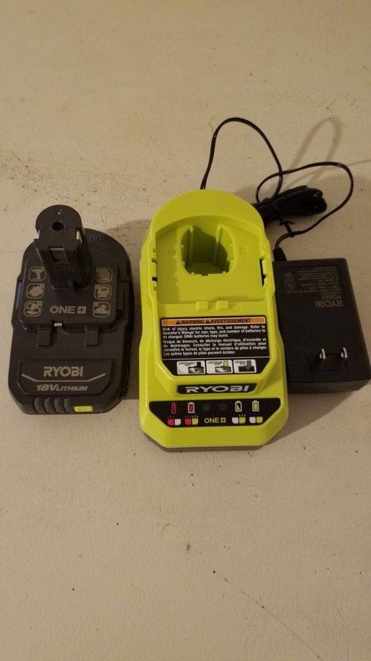 Ryobi 18-volt Battery & Charger