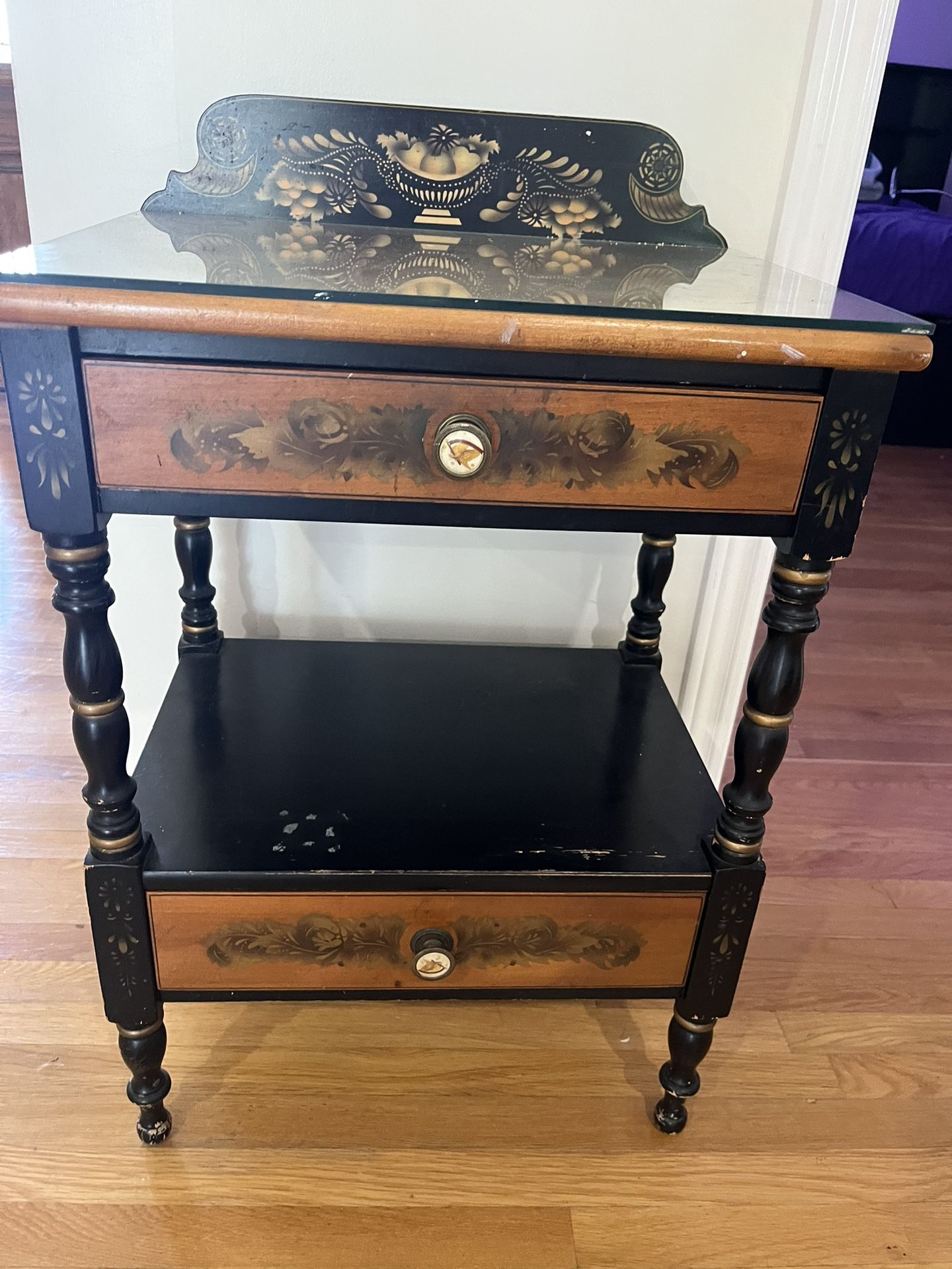 Oak End Table