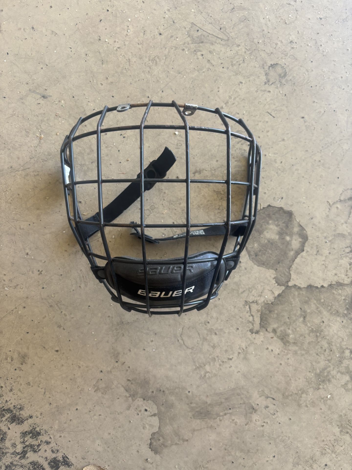 Black Bauer Hockey Helmet Cage