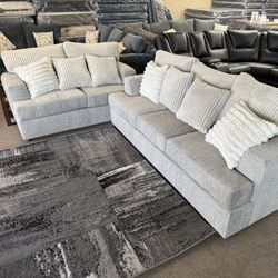 NEW SOFA & LOVESEAT SET 