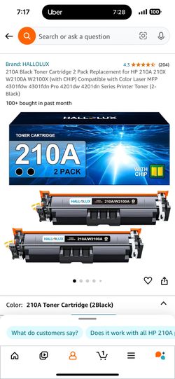 210 Black Toner Newwww