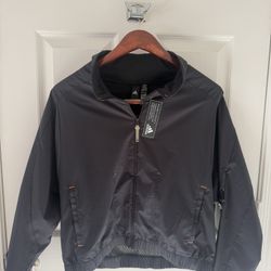 Adidas Women’s Black Windbreaker Jacket