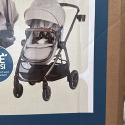 Maxi, cozy stroller, and bassinet