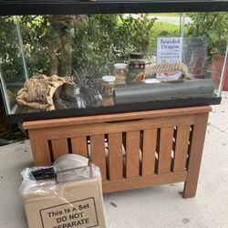 Aquarium Used For Bearded Dragon Top Of The Line 