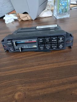 2004 Buick Climate Control Panel