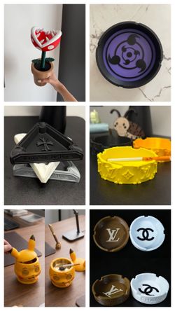 3D Ashtrays