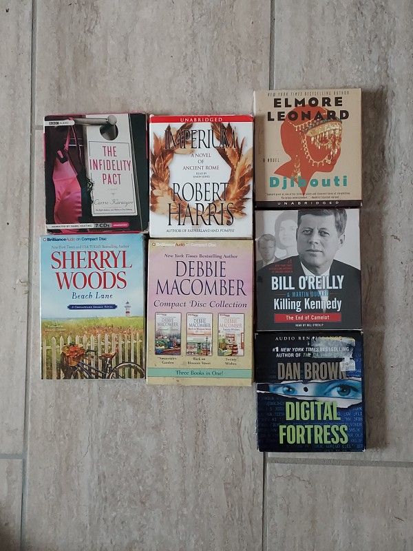 Lot of 7 CD Audiobooks Bill O'Reilly - Imperium - Infidelity Pact - Beach Lane