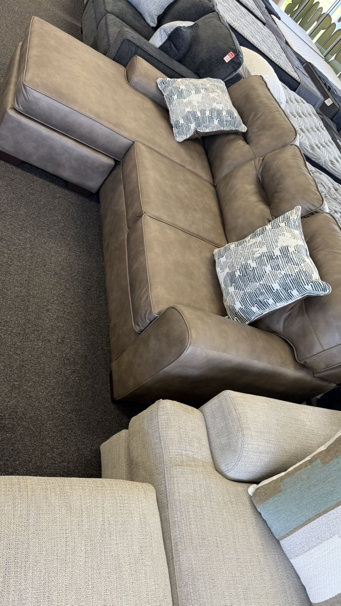 Sofa Chaise + Loveseat Set