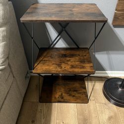 Used Like New 3 Tier End Wood Table 
