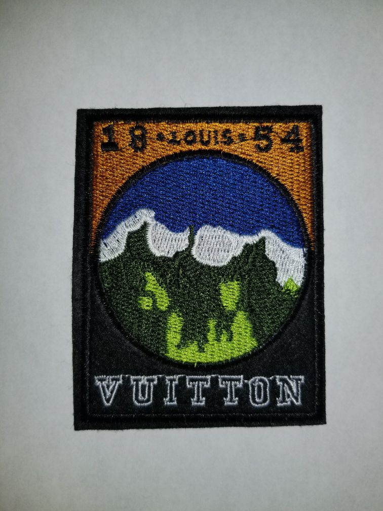 LV+Vuitton+Logo+Patch+Embroidered+Cloth+Patches+Applique+Badge+