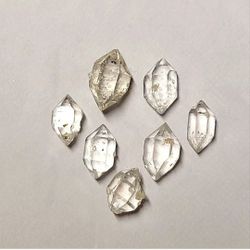 7pcs. Lot Herkimer Diamonds Double Terminated High Quality Lot Crystal 3-7mm