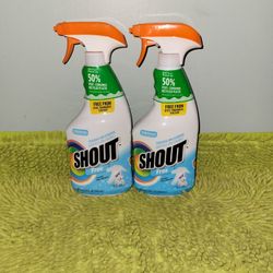 2 Spray Shout Laundry Stain Remover22oz