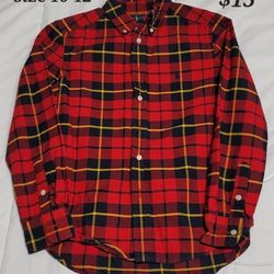 Boys Dress Shirts Size 10-12 