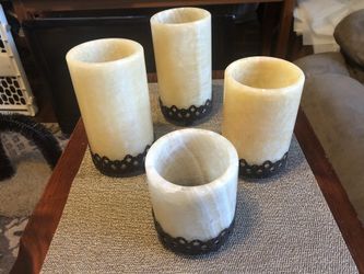 Marble candle in great condition