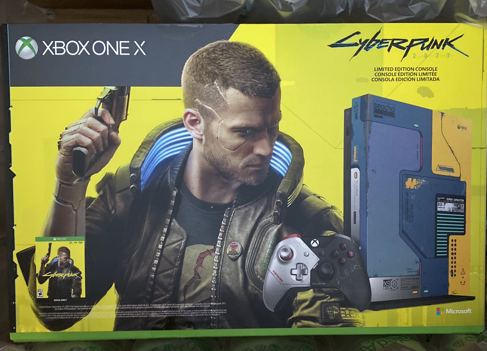 Microsoft Cyberpunk 2077 limited edition Xbox One X Console