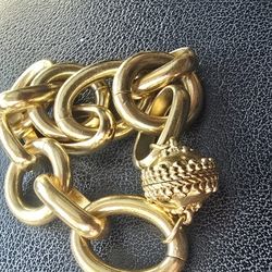 Chunky Gold Magnetic Bracelet – Statement Piece