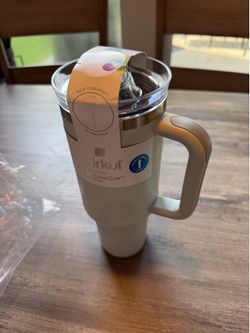 Cirkul StrawSip 40oz All-Day Tumbler with Handle - Fog Gray